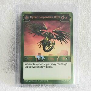 3/$25 Mint Bakugan Hyper Serpenteze Ultra ENG_156_SR_BR Card by Spinmaster!!